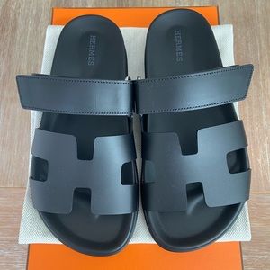 Hermes Chypre Leather sandals